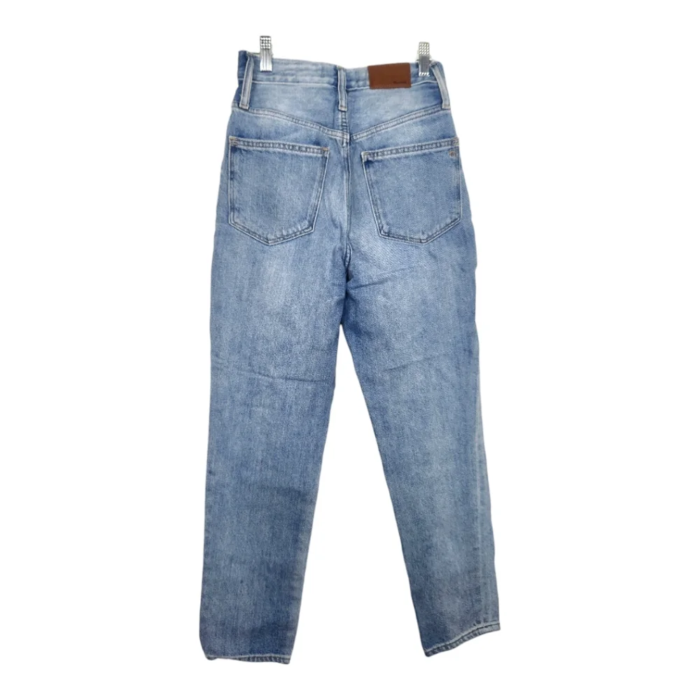Madewell The Momjean in Gilford Wash Ripped Edition Size 24 High Rise AJ214 - Picture 6 of 8
